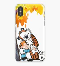 Calvin and Hobbes Under Tree iPhone Case/Skin