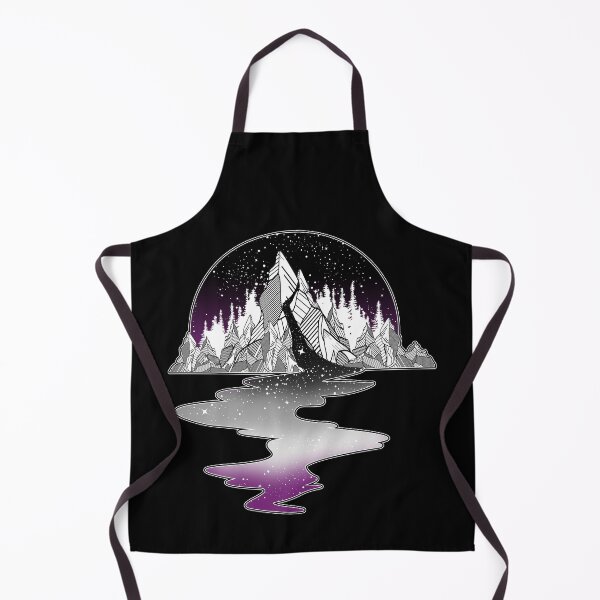 Item preview, Asexual Flag Mountain River designed and sold by Clara Hollins.