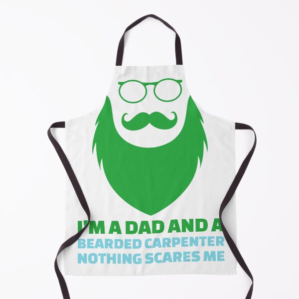 Item preview, I'm a Dad and a Bearded Carpenter.  Nothing Scares Me. designed and sold by TKsTees.