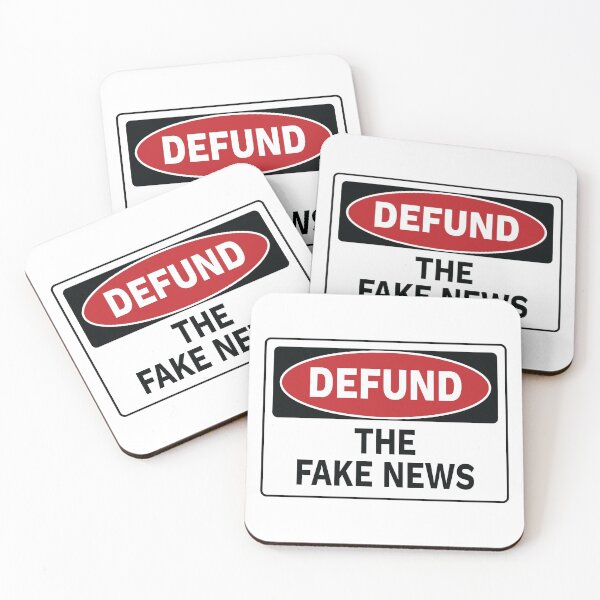 Item preview, Defund - The Fake News designed and sold by TrutherIndex.