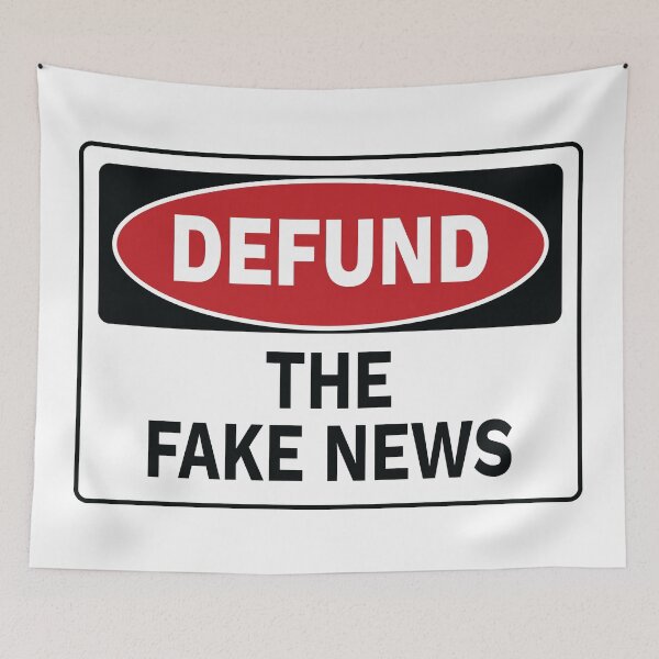 Item preview, Defund - The Fake News designed and sold by TrutherIndex.