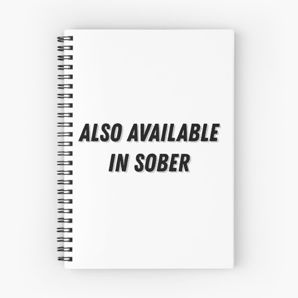 Item preview, also available in sober designed and sold by tali-smith.