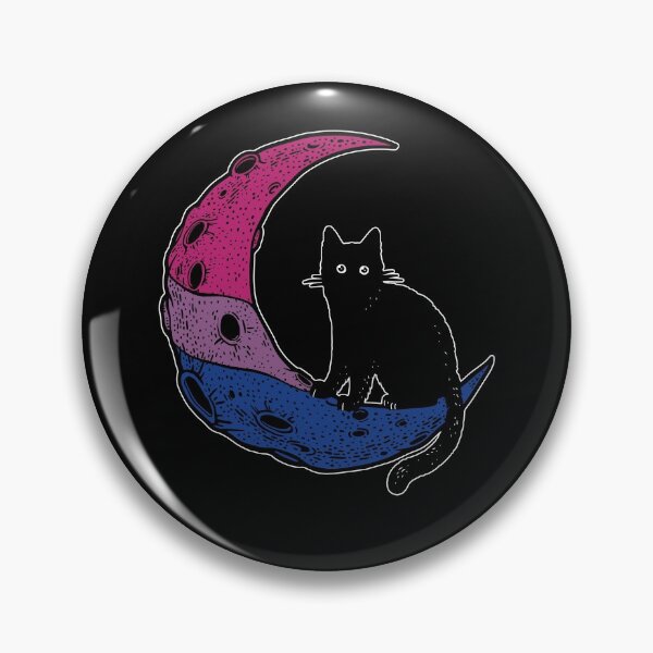 Item preview, Bisexual Moon Cat designed and sold by Clara Hollins.