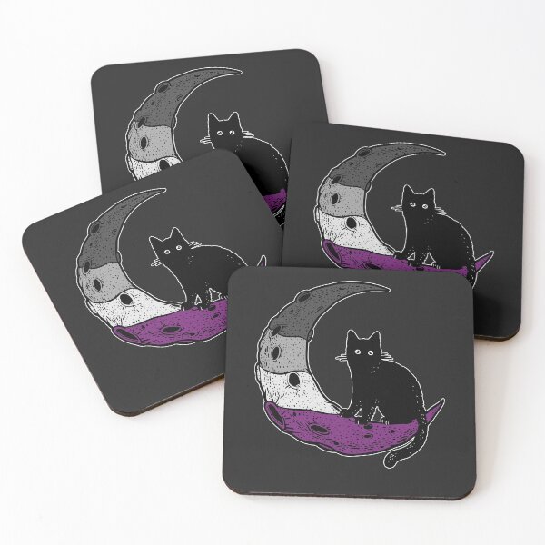 Item preview, Asexual Moon Cat designed and sold by Clara Hollins.