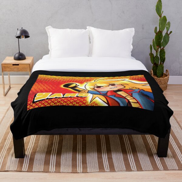 Superhero Yang Throw Blanket