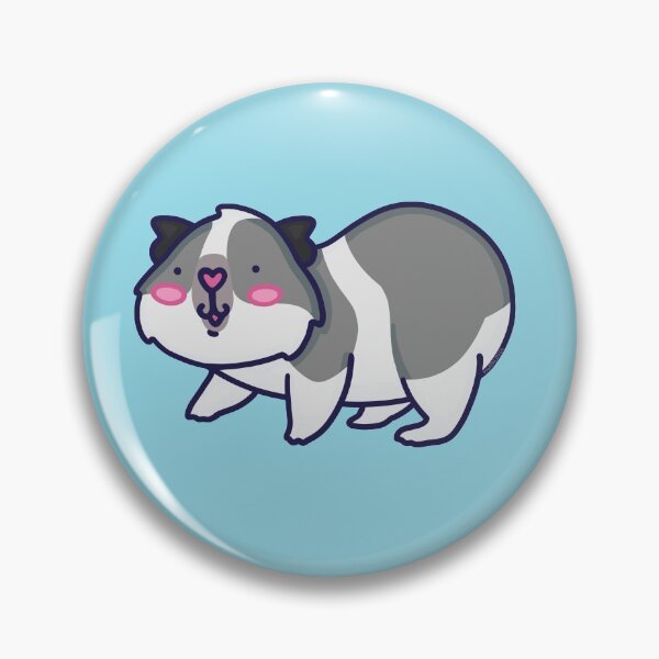 Item preview, Dutch Gray and White Guinea Pig 2 designed and sold by Pigapalooza.