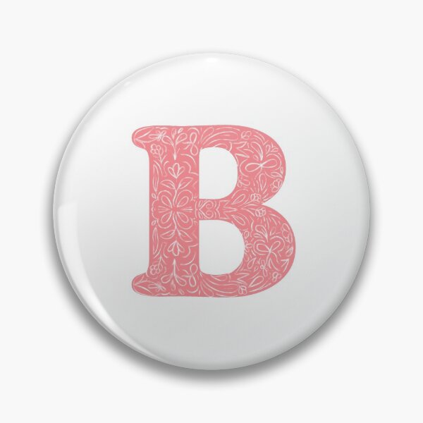Item preview, Floral B Initial / Monogram designed and sold by MessyBestie.