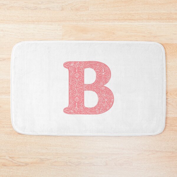 Item preview, Floral B Initial / Monogram designed and sold by MessyBestie.