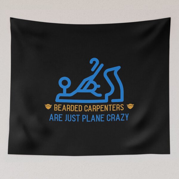Item preview, Bearded Carpenters Are Just Plane Crazy designed and sold by TKsTees.