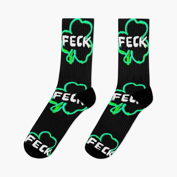 Item preview, Feck St Paddys Day Irish Shamrock designed and sold by badlydrawnbabe.