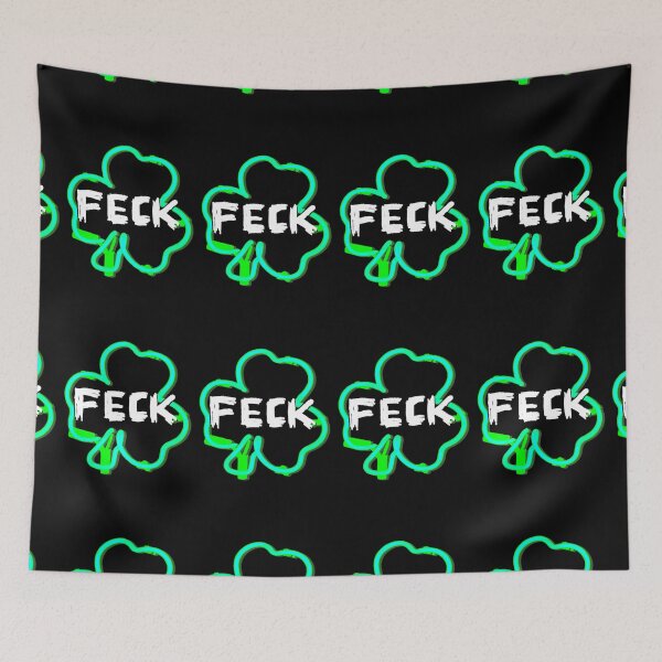 Item preview, Feck St Paddys Day Irish Shamrock designed and sold by badlydrawnbabe.