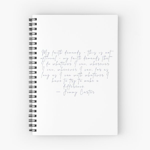 Item preview, Jimmy Carter “My Faith Demands” designed and sold by GrellenDraws.