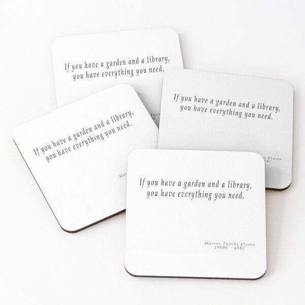 Item preview, If you have a garden and a library, you have everything you need. designed and sold by iconatastic.