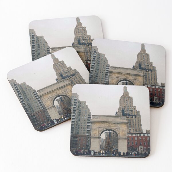 Item preview, NYC Washington Square Park Christmas Vintage designed and sold by pkumi.