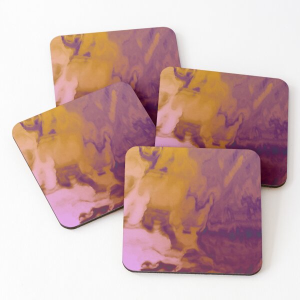 Item preview, Abstract No 5 Pink Amber Augergine. designed and sold by LJWDesigns.