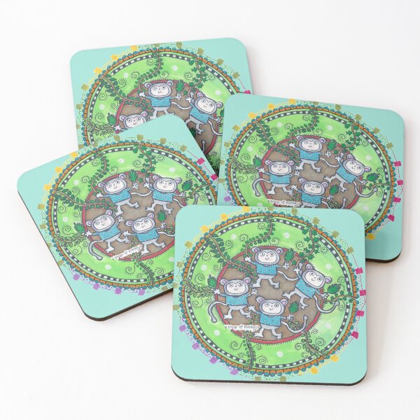 Item preview, A troop of monkeys designed and sold by Janet Herbert.