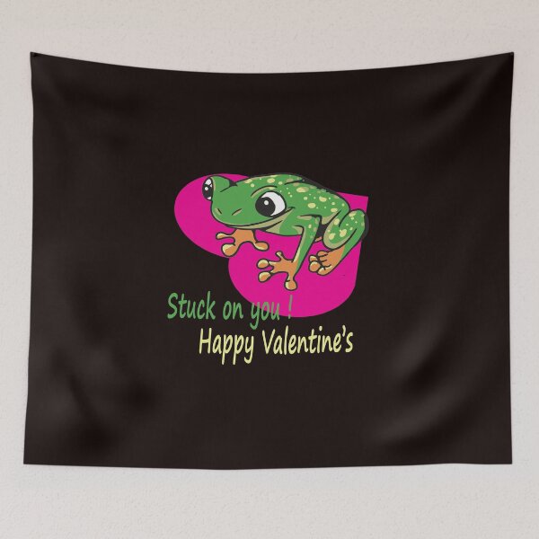 Item preview, Stuck on you! Happy Valentine's Frog designed and sold by JAZTshirt.
