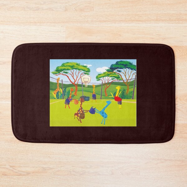Item preview, Giraffes love to play basketball, too! designed and sold by bluegiraffekids.