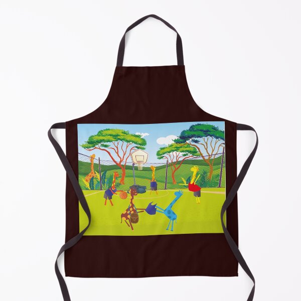 Item preview, Giraffes love to play basketball, too! designed and sold by bluegiraffekids.