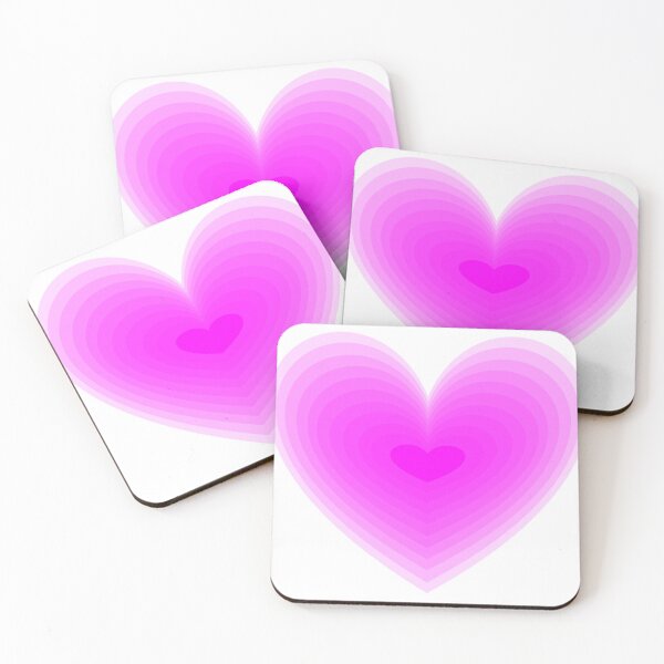 Item preview, Pink graded hombre heart designed and sold by AMGImpressions.