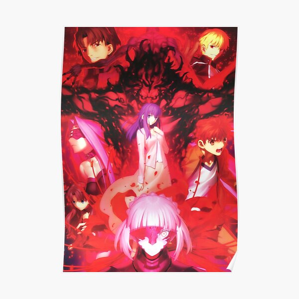 Fate Stay Night Heaven S Feel Ii Lost Butterfly Poster By Demoralizedjam Redbubble