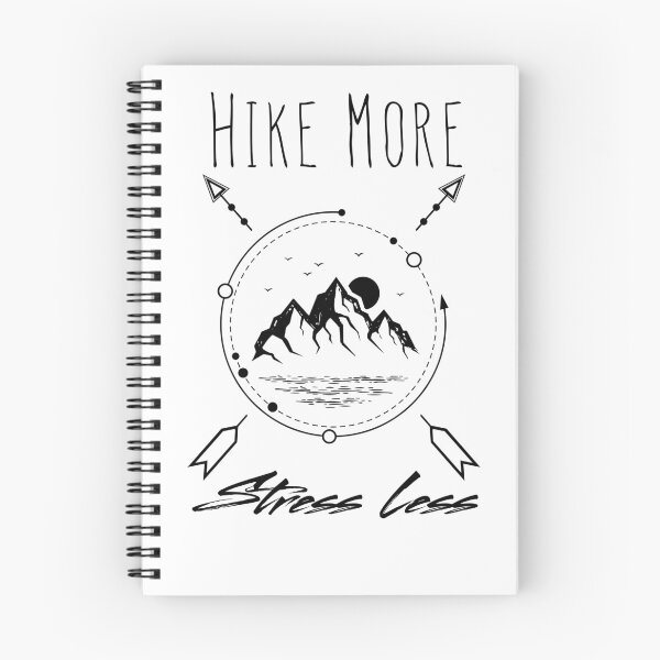 Item preview, HIKE MORE, STRESS LESS designed and sold by SassBackDesigns.