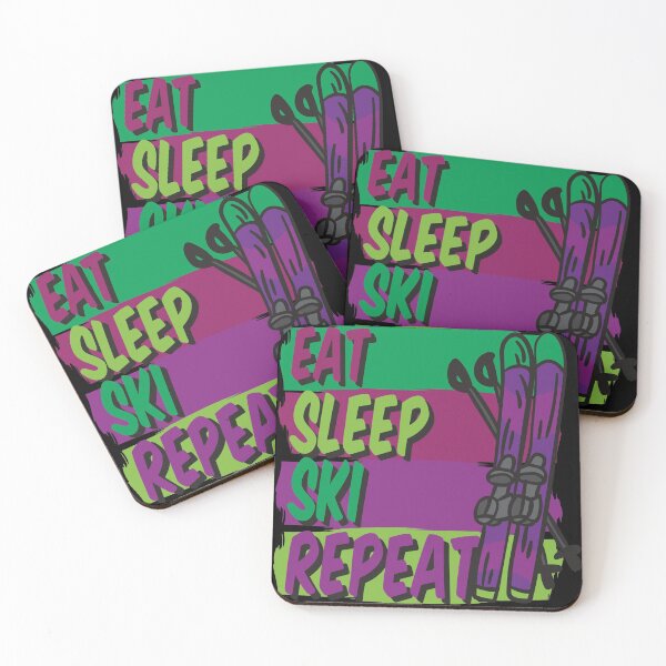Item preview, Eat sleep ski repeat designed and sold by Jannisdesign.