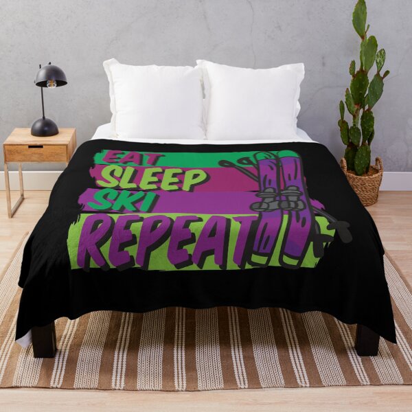 Item preview, Eat sleep ski repeat designed and sold by Jannisdesign.