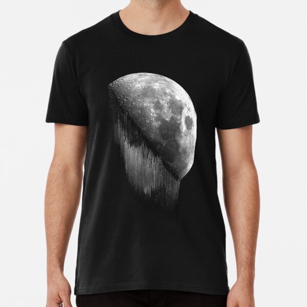 Glitched Moon Premium T-Shirt