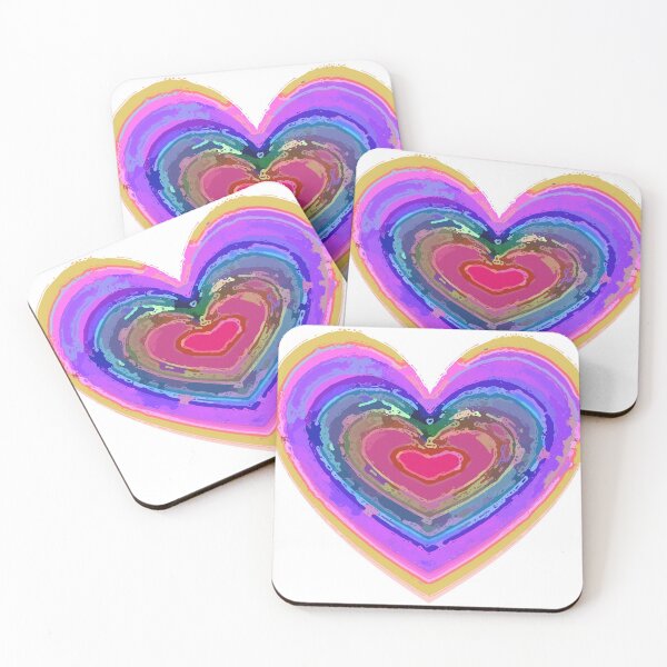 Item preview, Graded multi heart  designed and sold by AMGImpressions.