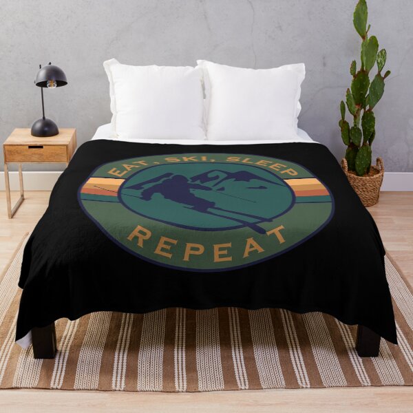 Item preview, Eat ski sleep repeat designed and sold by Jannisdesign.