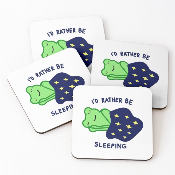 Item preview, I'd rather be sleeping frog designed and sold by naanlin.