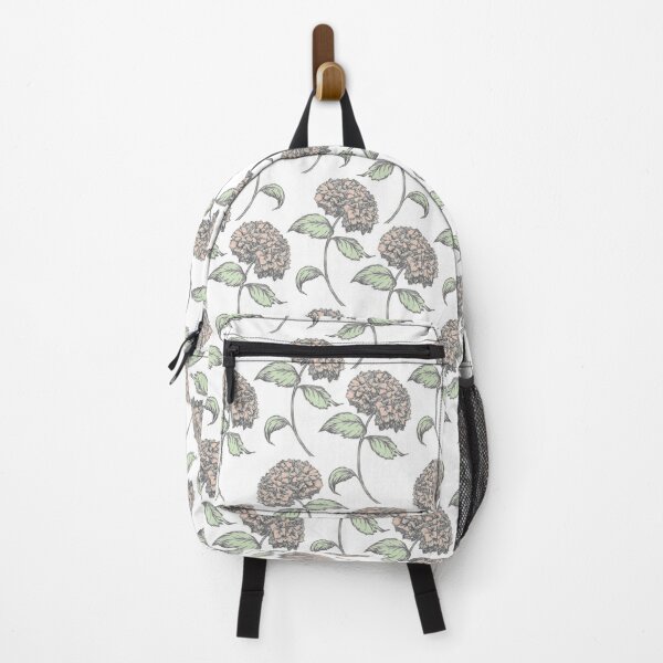 Item preview, Hydrangea Vintage Floral Pattern Green Pink designed and sold by jeff-jones.