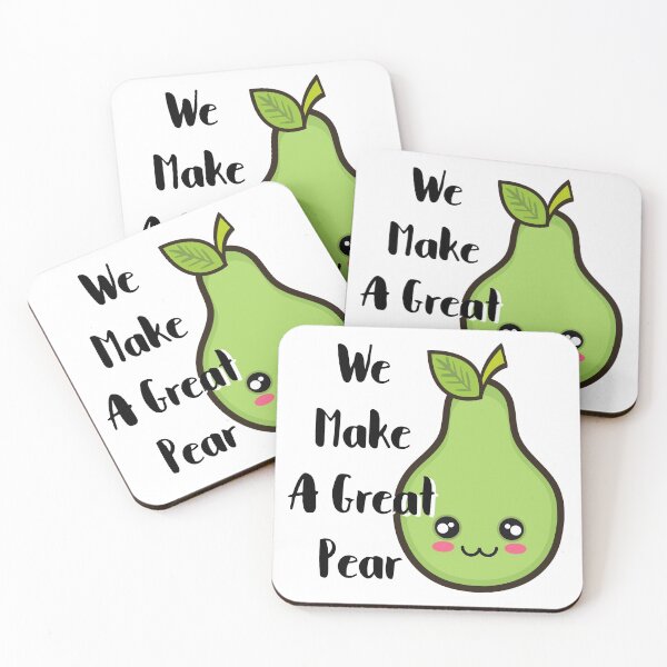 Item preview, We Make A Great Pear Funny Romantic Fruit Pun designed and sold by TheButtonCrew.