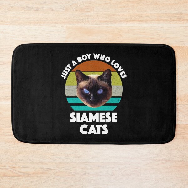 Item preview, Just A Boy Who Loves Siamese Cats designed and sold by Cat Lady Designs.