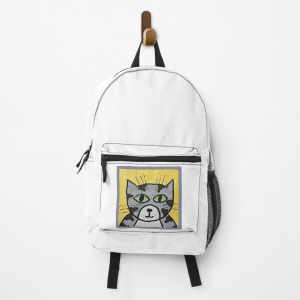 Item preview, Whimsical Cat Portrait #16 designed and sold by ErinBrieArt.