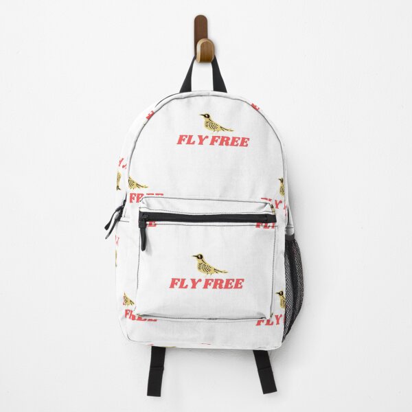 Item preview, Fly Free Retro Font Bird Skeleton Design designed and sold by LittleIconShop.