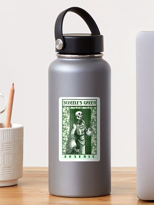 Thumbnail 1 of 3, Sticker, Deadly green, the arsenic lady. designed and sold by HollyPierson.