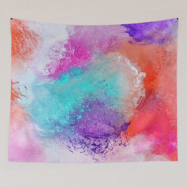 Item preview, ART SPLASH PURPLE, PINK, TURQUOISE, ORANGE, PEARL WHITE designed and sold by wildwhimsical.