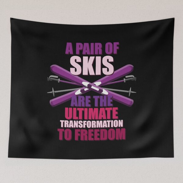 Item preview, A pair of skis are the ultimative transformation to freedom designed and sold by Jannisdesign.