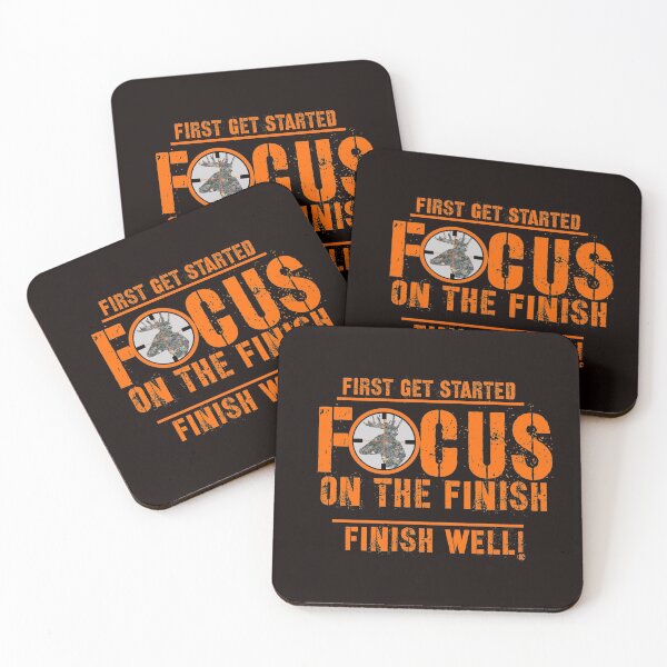 Item preview, Focus on the Finish Motivational Graphic designed and sold by LifeCrush.