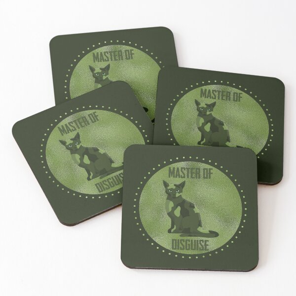 Item preview, Master of Disguise...CAMOCAT! (Green on Dark Green) designed and sold by PawsitiveMum.
