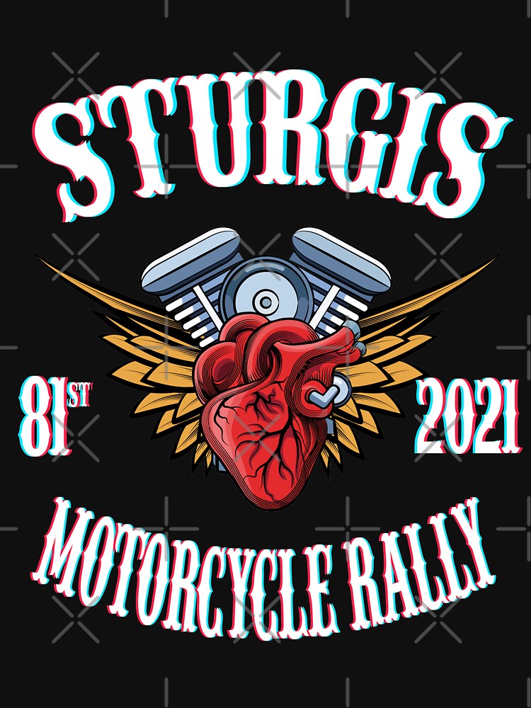 "officiel 2021 Sturgis Rally Motorcycles 81St Tshirts" Pullover Hoodie