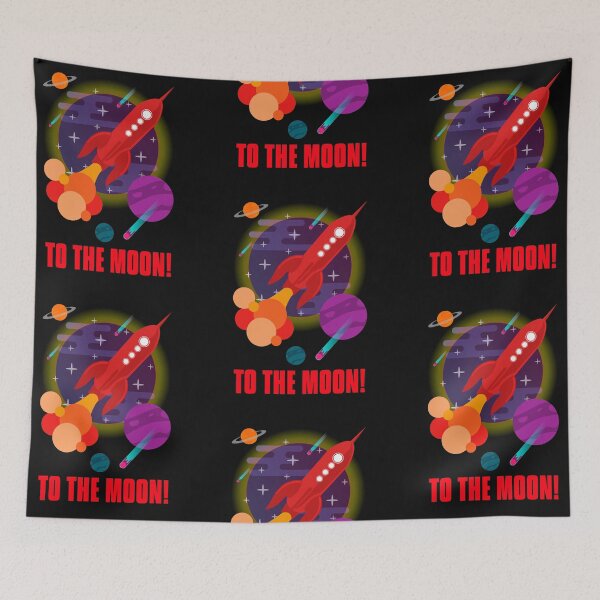 Item preview, TO THE MOON designed and sold by creativeliberty.