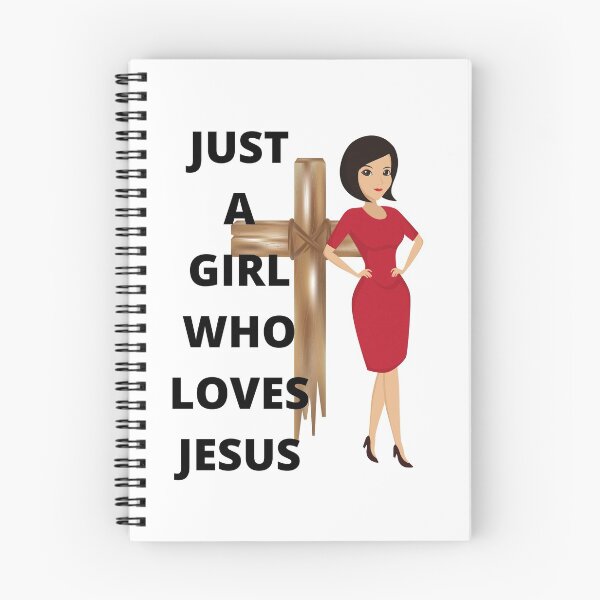 Item preview, Just A Girl Who Loves Jesus designed and sold by kindryb.