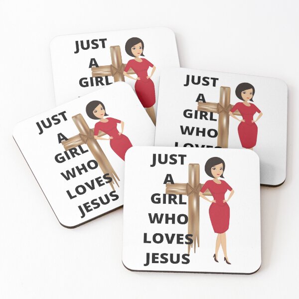 Item preview, Just A Girl Who Loves Jesus designed and sold by kindryb.