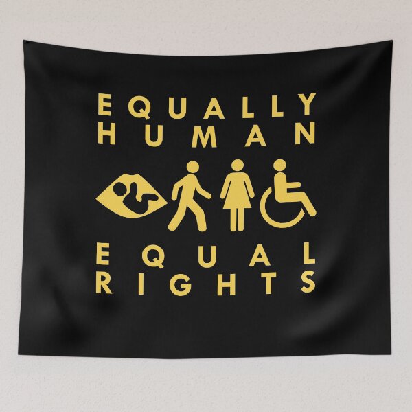 Item preview, Equally Human, Equal Rights designed and sold by OpiningUterus.