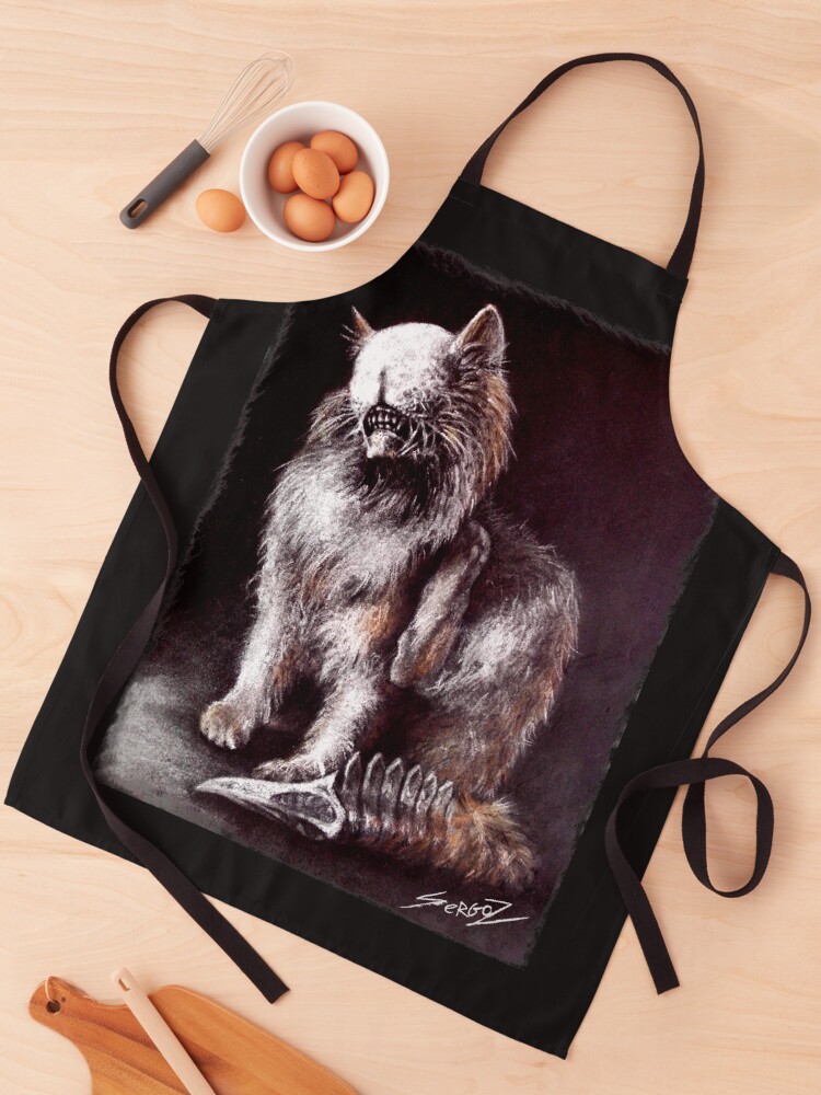 Thumbnail 1 of 6, Apron, Aliencat 2 designed and sold by Sergo-Z.