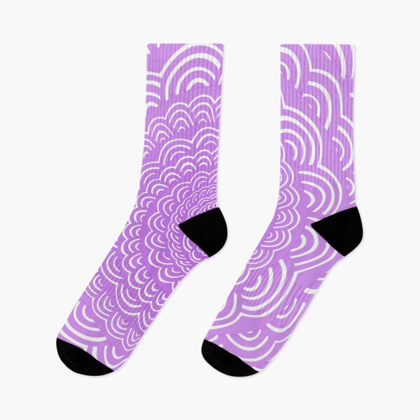 Item preview, Spiral Floral Mandala Maze Pattern Design // Bright Magenta Purple Color designed and sold by AEJdesign.