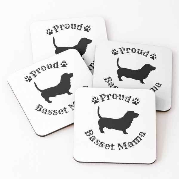 Artikelvorschau, Basset Hound Mama | Basset Hound Mom | Basset Hound Besitzer Geschenk entworfen und verkauft von Presto Prints Design.